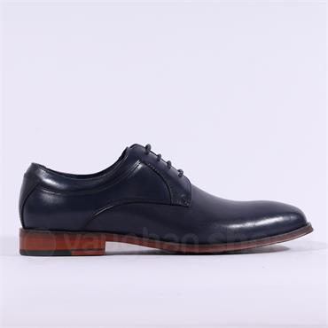 Tommy Bowe Goretti Plain Toe Dress Shoe - Navy Leather